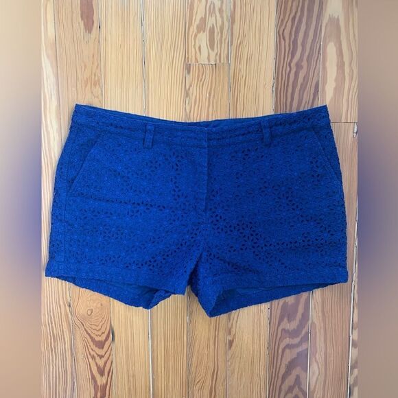 Garnet  Hill Eyelet Shorts - Picture 1 of 5